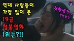 역대 대한민국 19금 청불영화 흥행 순위 TOP10 이슈텔러 - YouTube